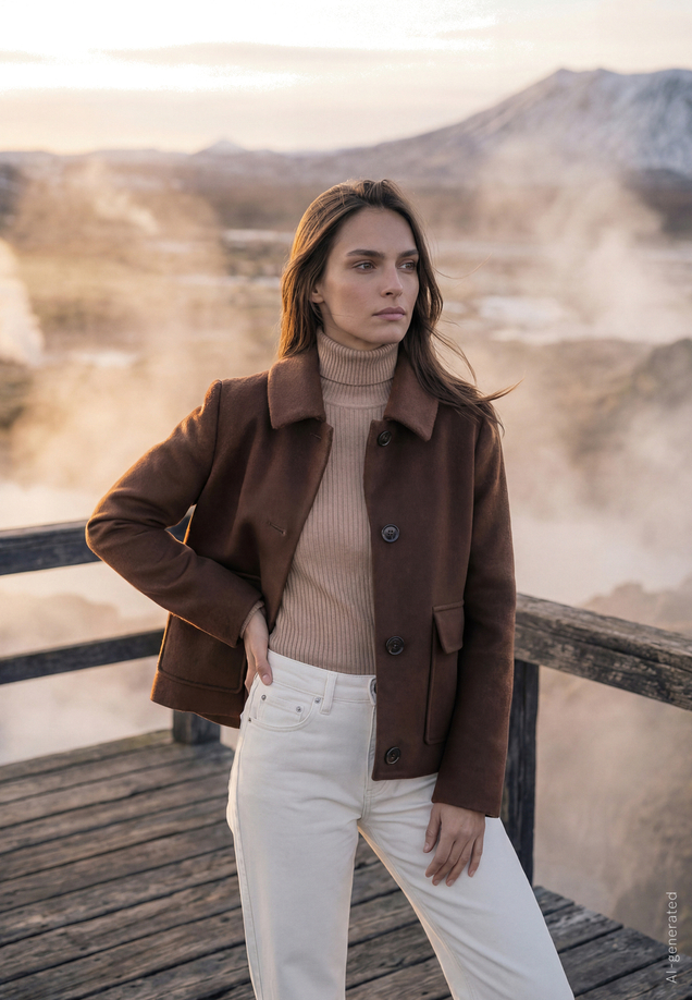 Winterjacke mit Kragen / Imagebild