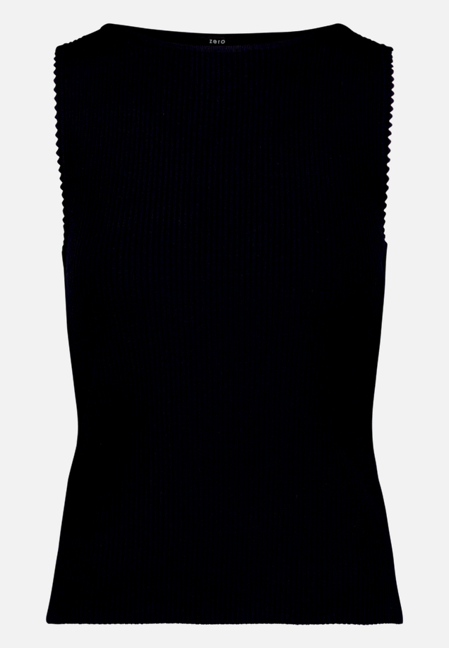 Stricktop  mit U-Boot Ausschnitt  / Vorderseite