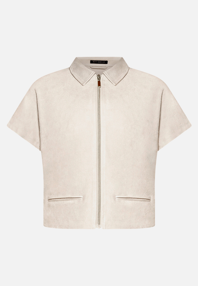 Blazer-Jacke mit Reißverschluss / Vorderseite