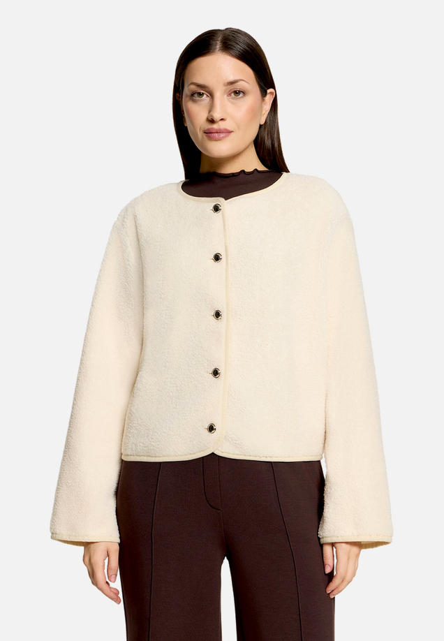 Sweatjacke langarm / Modellfoto Vorderseite