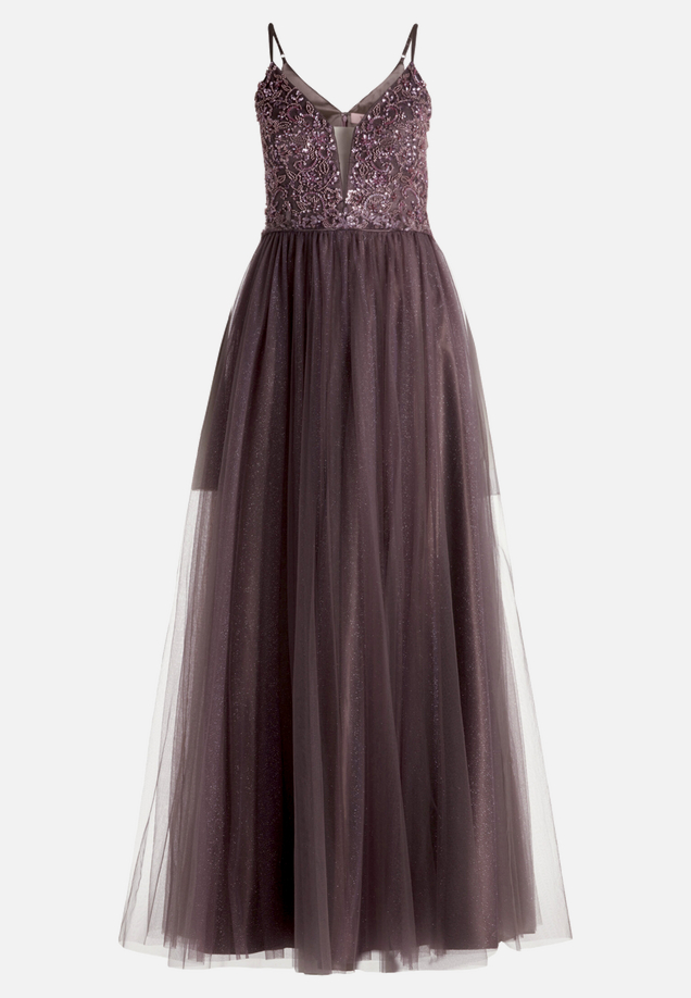 Abendkleid mit Stickerei / Vorderseite