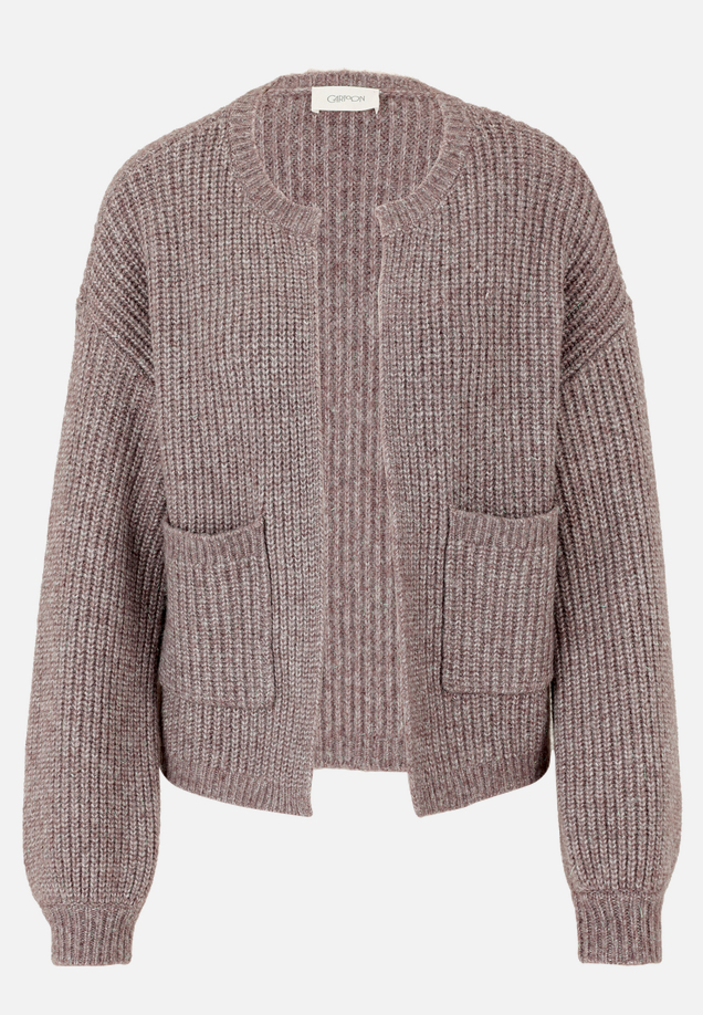 Strick-Cardigan mit Taschen / Vorderseite
