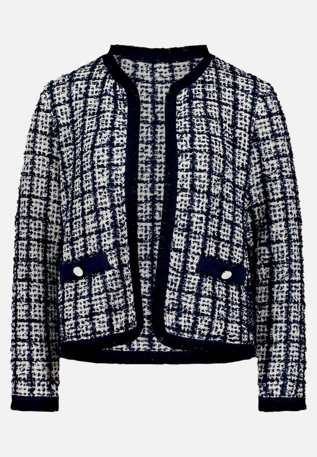 Strick-Cardigan mit Fransen / Vorderseite