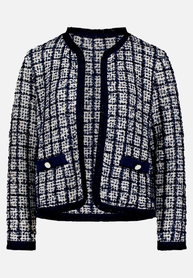 Strick-Cardigan mit Fransen / Vorderseite