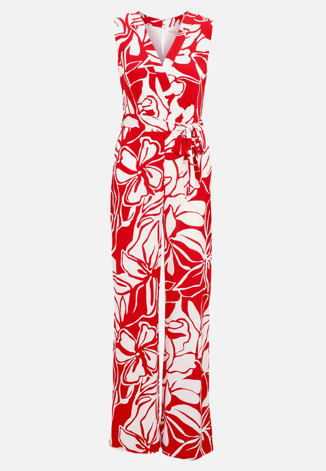 Jumpsuit mit Bindegürtel / Vorderseite