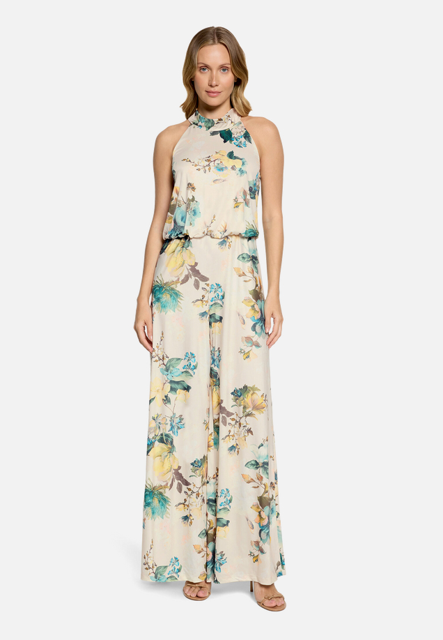 Jumpsuit mit Blumenprint / Modellfoto Vorderseite