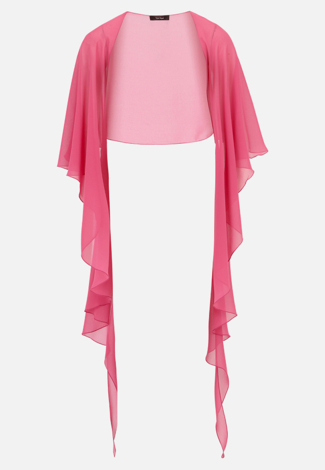 Chiffonstola mit Volant / Vorderseite