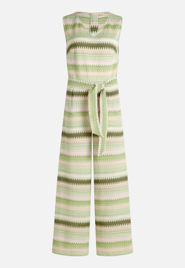 Jumpsuit mit Bindegürtel / Vorderseite