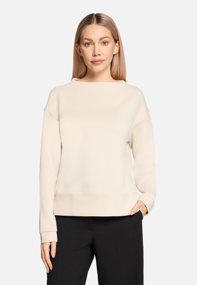 Sweatshirt mit Stehkragen / Modellfoto Vorderseite