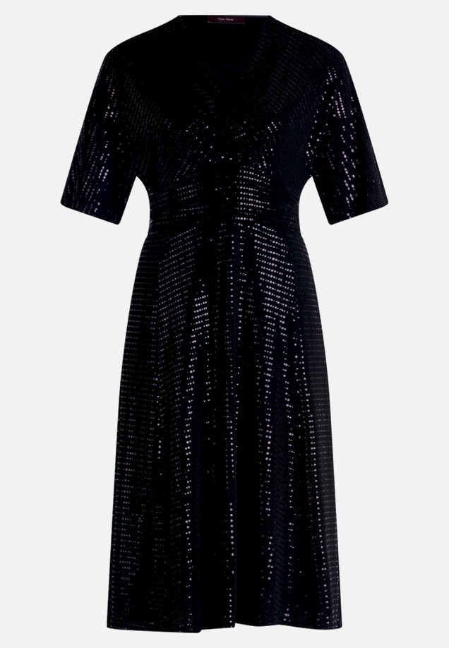 Cocktailkleid im Glitzer-Look / Vorderseite