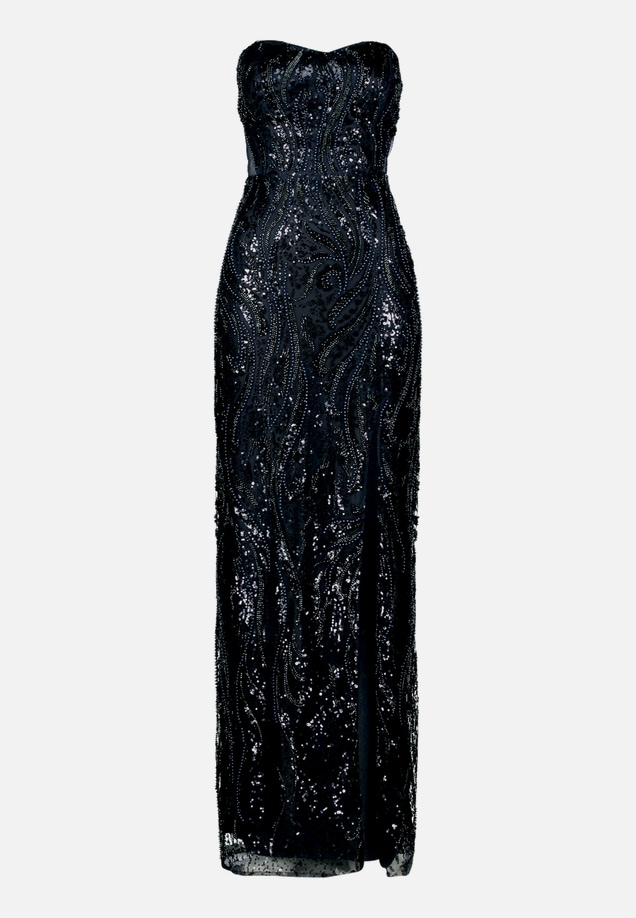 Abendkleid mit Pailletten / Vorderseite