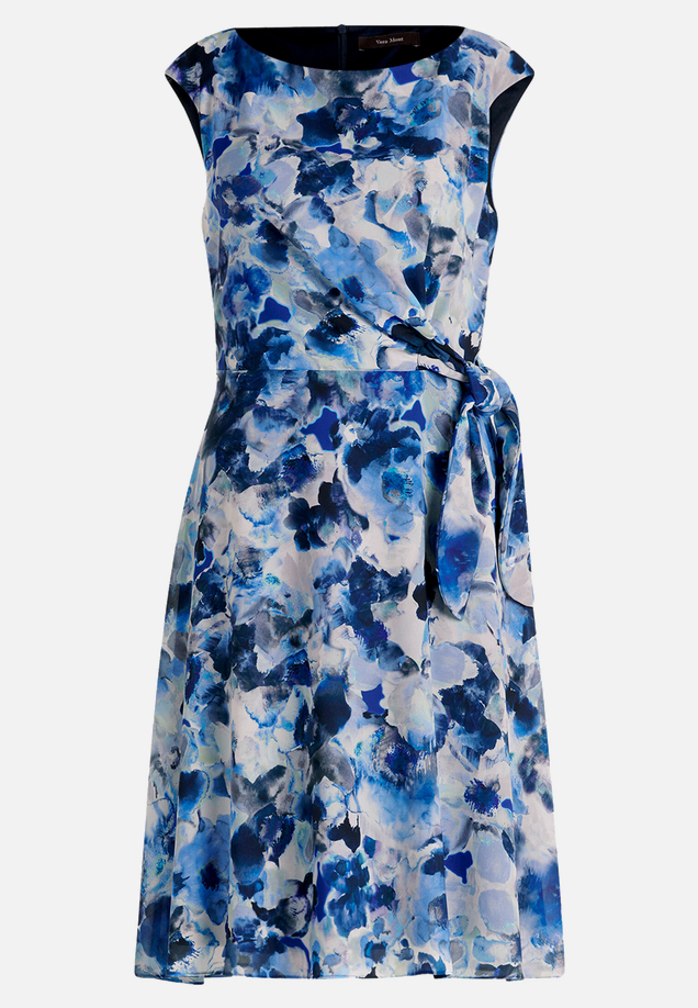 Cocktailkleid mit Bindegürtel / Vorderseite