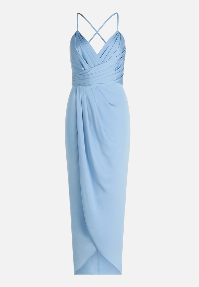 Abendkleid mit Raffung / Vorderseite