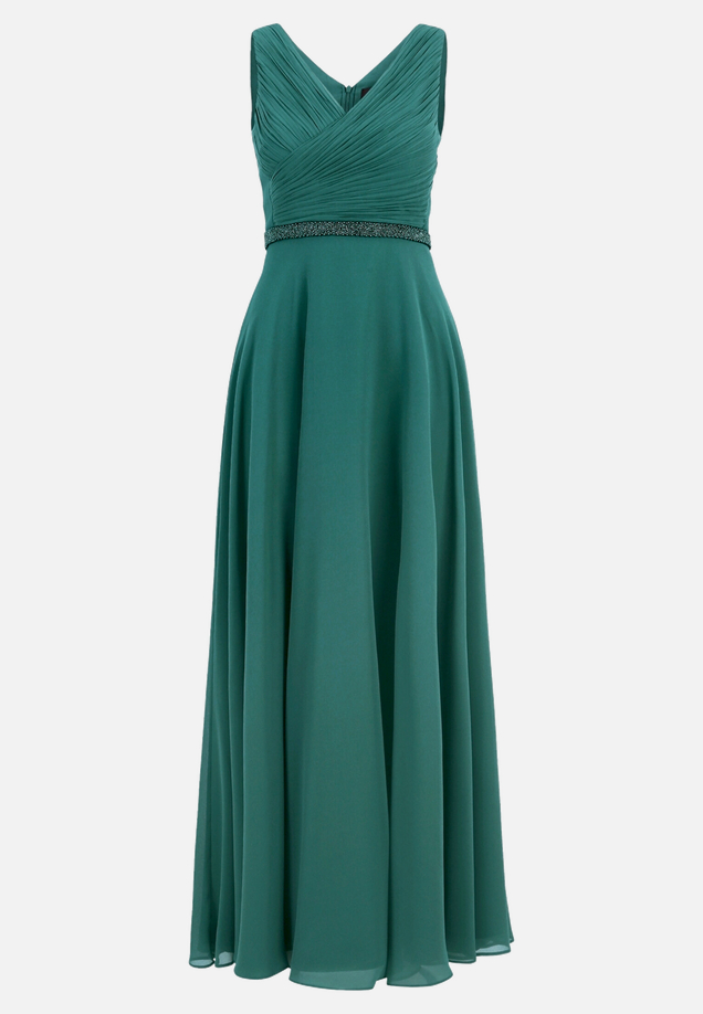 Abendkleid mit Plissee / Vorderseite