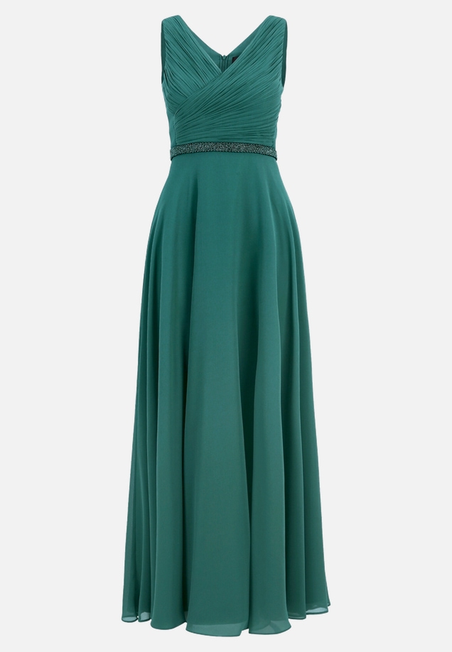 Abendkleid mit Plissee / Vorderseite