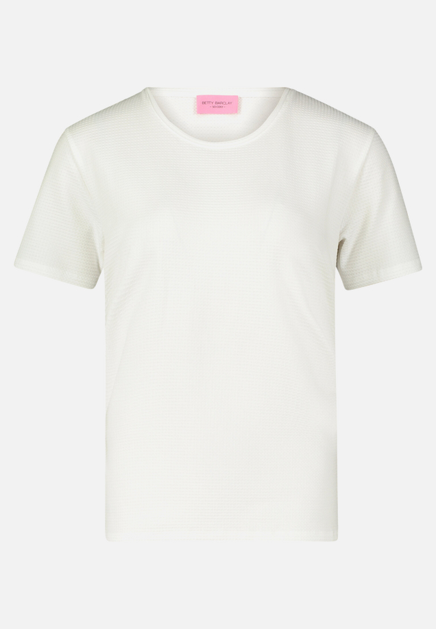 Basic Shirt mit Struktur / Vorderseite