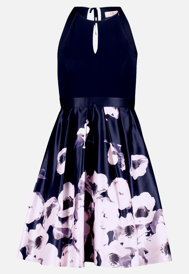 Cocktailkleid mit Blumenprint / Vorderseite
