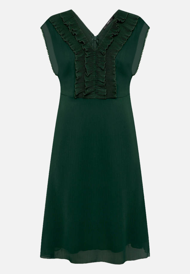 Chiffonkleid  mit Rüschen / Vorderseite