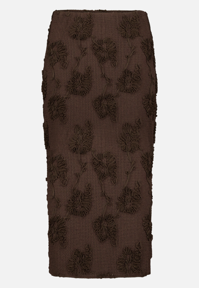 Strickrock  Midi mit Gummibund  / Vorderseite