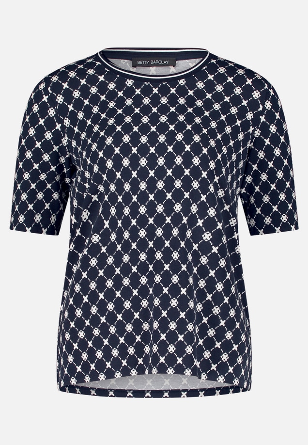 Basic Shirt mit Rippbündchen / Vorderseite