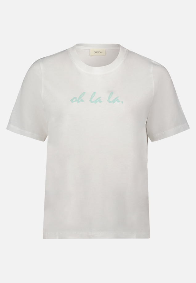 Printshirt mit Rundhalsausschnitt / Vorderseite