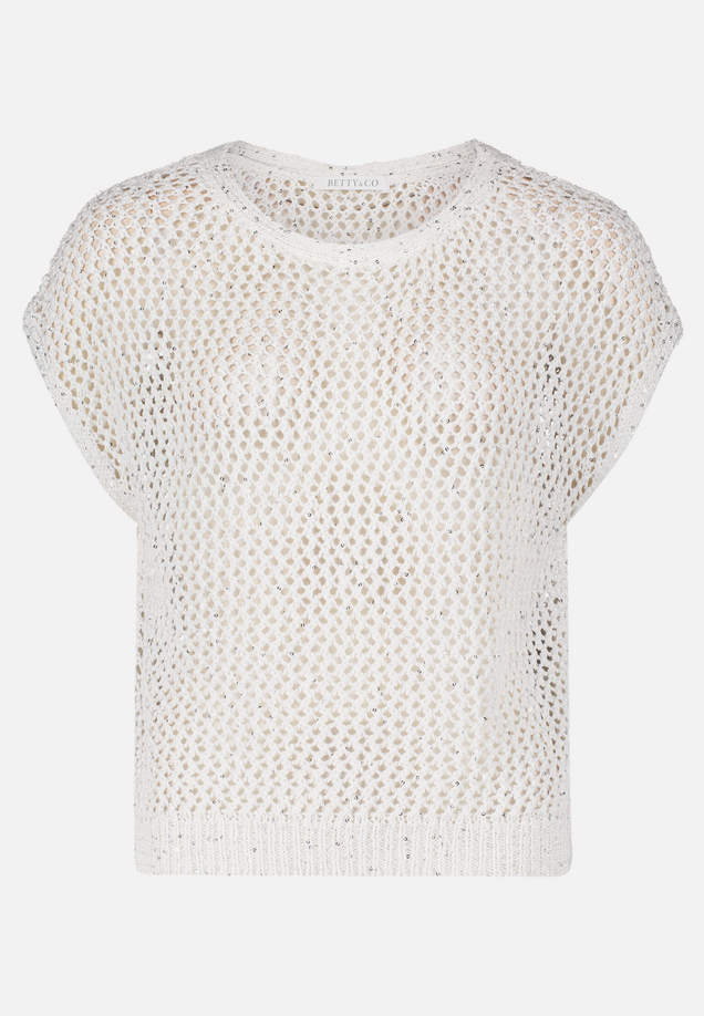 Strickpullunder mit Effektgarn / Vorderseite
