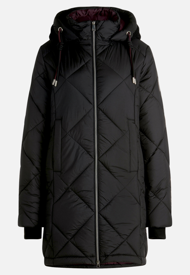 Steppjacke mit Plüsch / Vorderseite