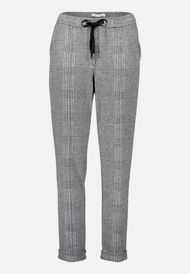 Karo-Hose mit Bindegürtel / Vorderseite