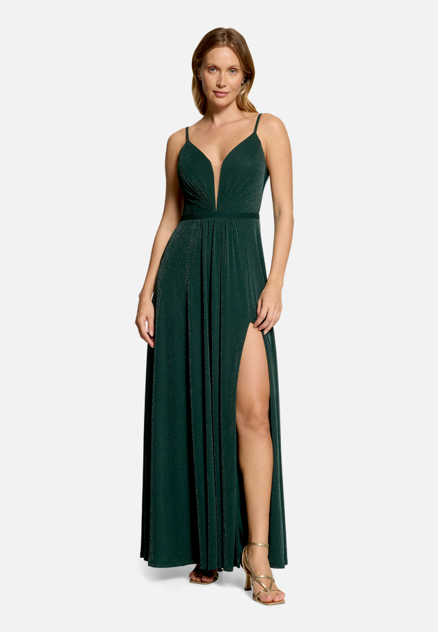 Abendkleid mit Lurexfaden / Modellfoto Vorderseite