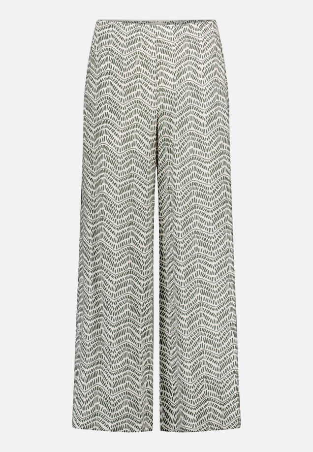 Palazzo-Hose mit Bindegürtel / Vorderseite