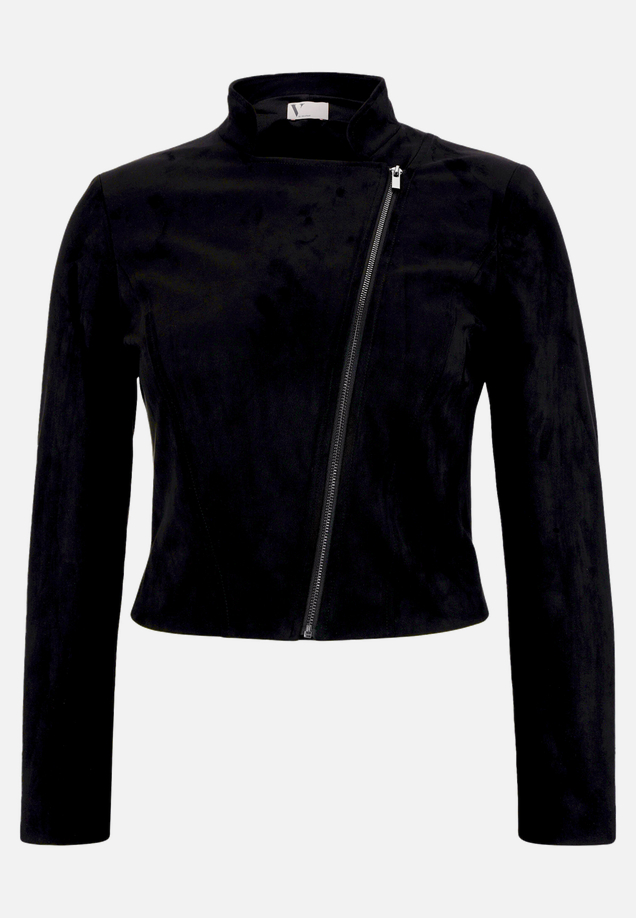 Bikerjacke mit Reißverschluss / Vorderseite