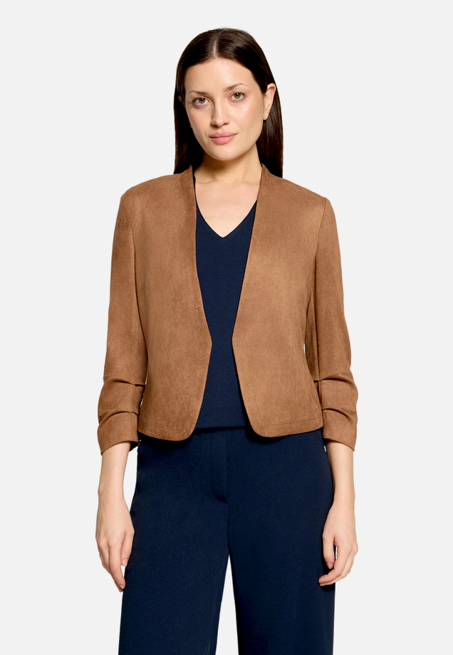 Blazer-Jacke mit 3/4 Arm / Modellfoto Vorderseite