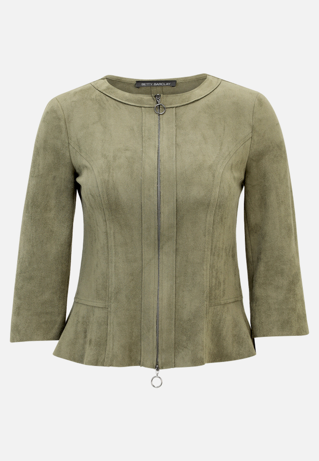Blazer-Jacke mit Reißverschluss / Vorderseite