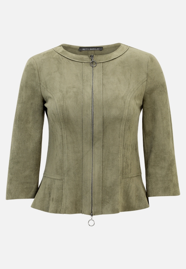 Blazer-Jacke mit Reißverschluss / Vorderseite