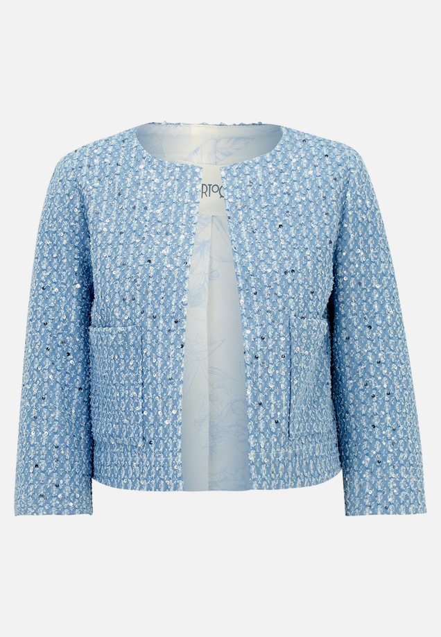 Blazer-Jacke mit Pailletten / Vorderseite