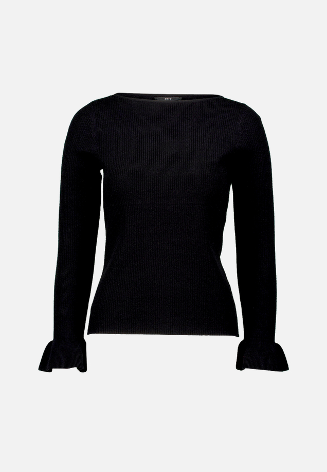 Pullover mit Volants am Ärmel / Vorderseite