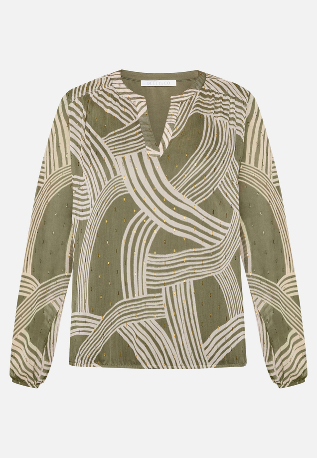 Schlupfbluse mit Print / Vorderseite