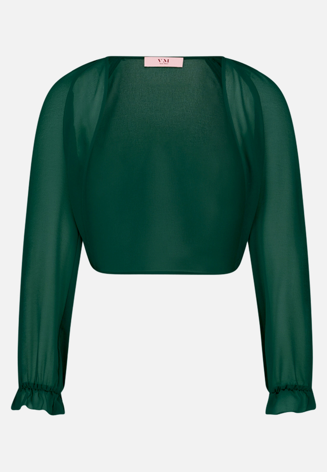 Bolero-Jacke mit gekräuseltem Ausschnitt / Vorderseite