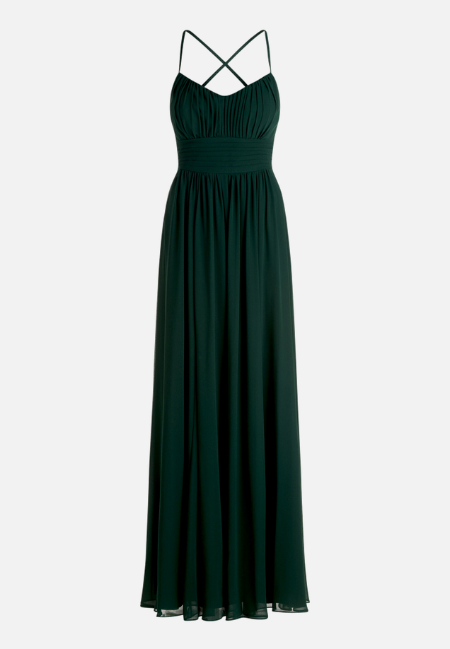 Abendkleid mit Plissee / Vorderseite