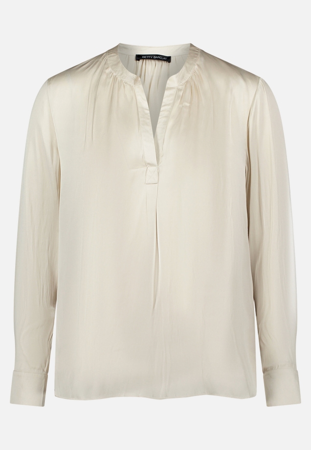 Satin-Bluse langarm / Vorderseite