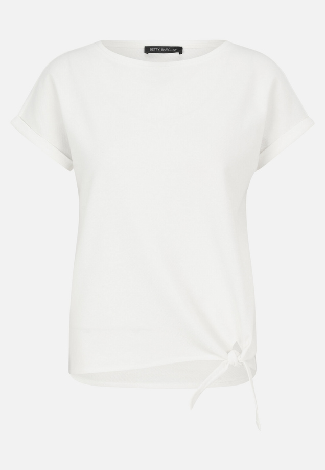 Halbarm-Shirt mit Schleifenknoten / Vorderseite