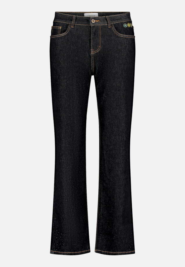 Stretch-Jeans mit Strass / Vorderseite