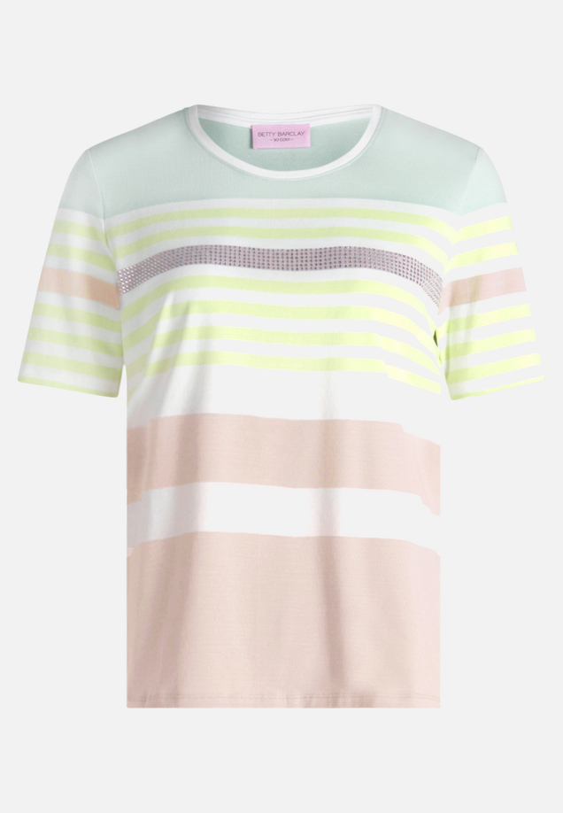 Basic Shirt mit Ringel / Vorderseite