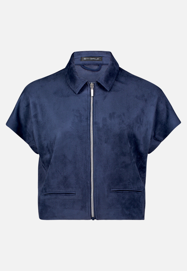 Blazer-Jacke mit Reißverschluss / Vorderseite
