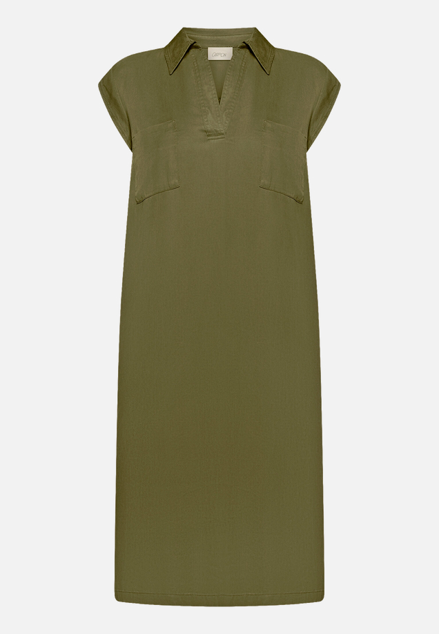 Casual-Kleid mit Kragen / Vorderseite