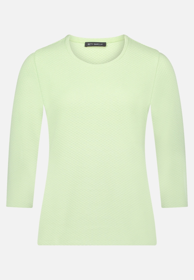 Basic Shirt mit Struktur / Vorderseite
