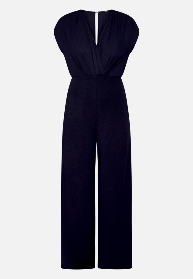 Jumpsuit Wickeloptik weites Bein / Vorderseite