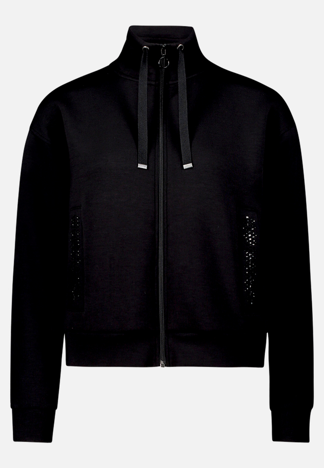 Shirtjacke mit Rippenstruktur / Vorderseite