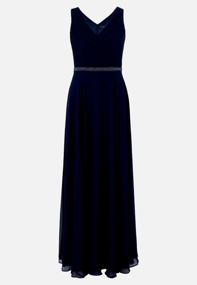 Abendkleid mit Plissee / Vorderseite