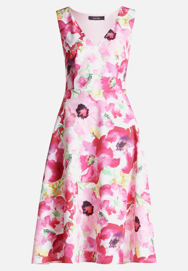 Cocktailkleid mit Blumenprint / Vorderseite